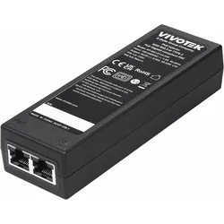 Vivotek AP-GIC-011A-030 Indoor Gigabit PoE Injektor, 30W (802.3af (PoE), 802.3at (PoE+), 30 W), PoE Injector