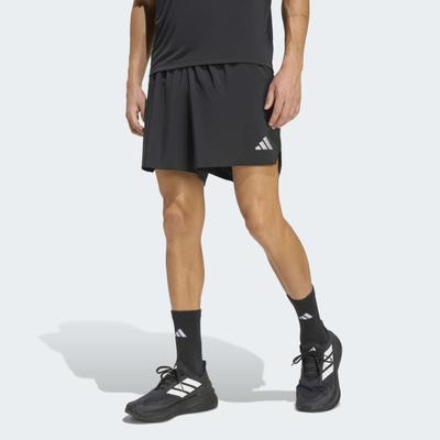Laufshorts ADIDAS PERFORMANCE "RUN ESS SHOR M", Herren, Gr. 3XL, Länge 7, schwarz (schwarz, innenbeinlänge ca. 18 cm), Obermaterial: 100% Polyester, Hosen
