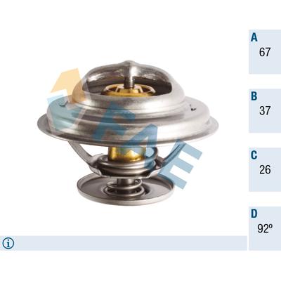 FAE Thermostat, Kühlmittel 5302692 für BMW