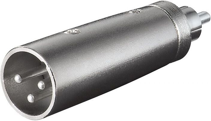 GOOBAY Ficha Adaptadora Canon Macho - RCA Macho
