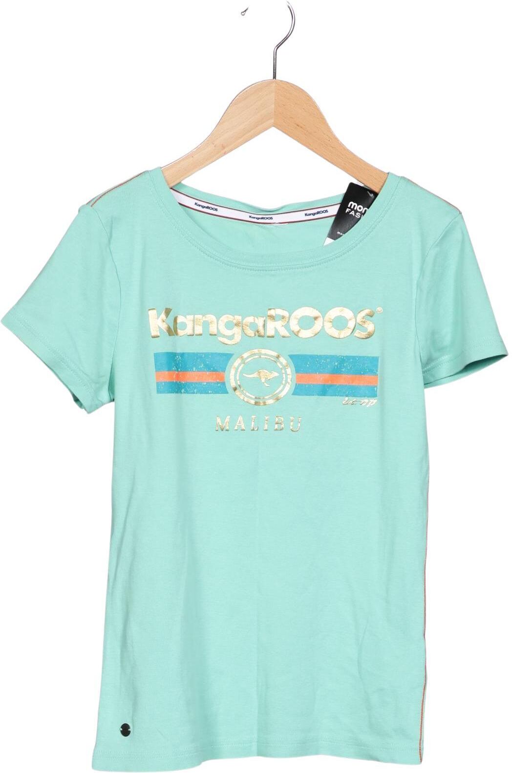 KangaROOS Damen T-Shirt, Mehrfarbig, Gr. EU 36, Baumwolle - Second Hand