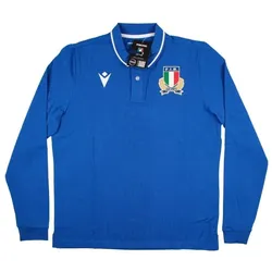 Macron, Unisex, Fussballtrikot, Heimtrikot aus Baumwolle Italien Rugby 2022/23 (3XL), Blau