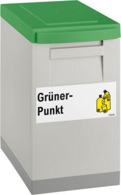 Modul-Sammelbox WSB grau, Deckel grün