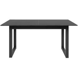 ESSTISCH grau Schiefer 160 - 200 cm, Küchentisch ausziehbar