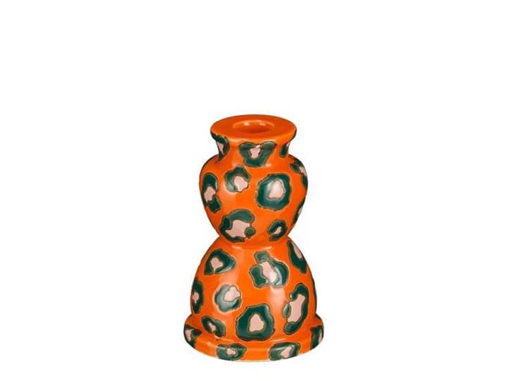 Mica Decorations kandelaar Zarah oranje