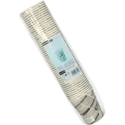STARPAK Newsprint Einweg-Kaffeebecher 8 cm 0,2 l weiß