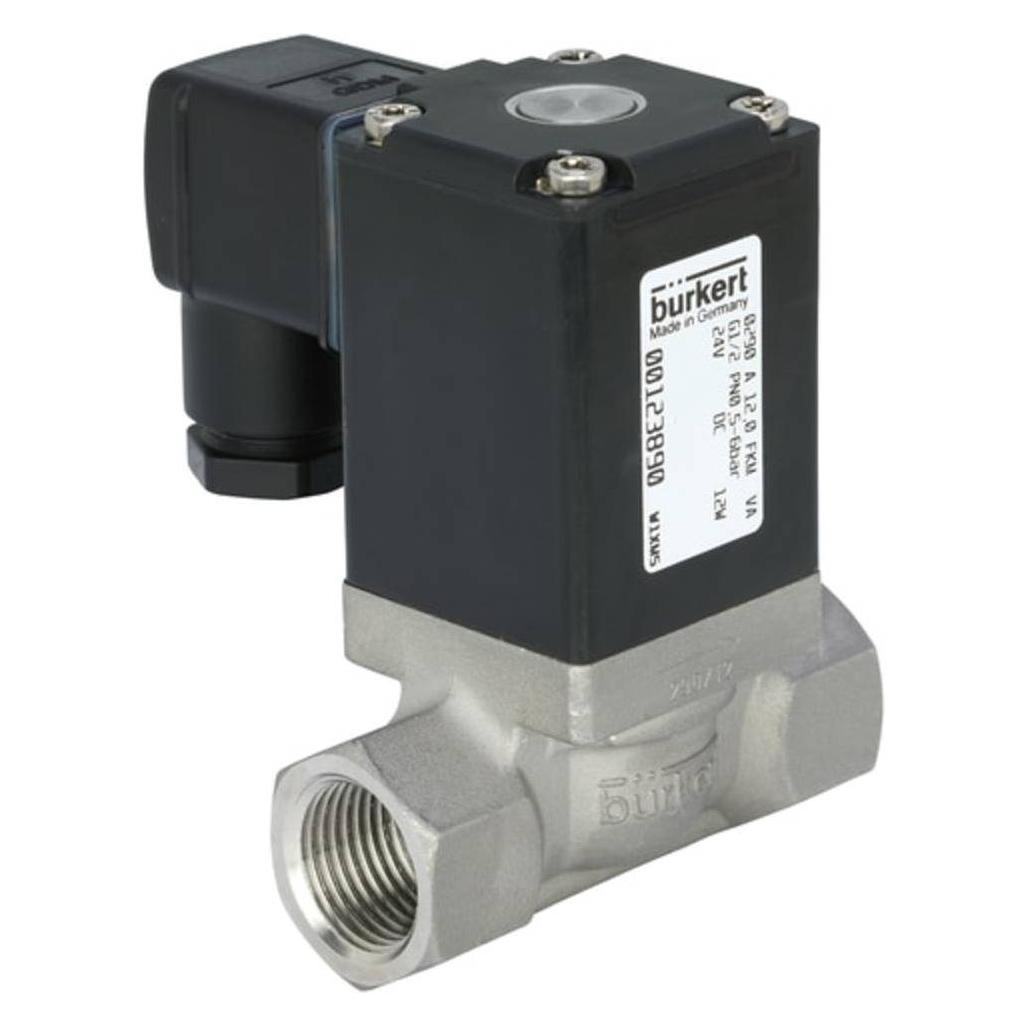 Bürkert 2/2-Wege-Magnetventil für Gase und Flüssigkeiten (65121)