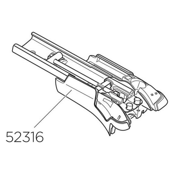 Thule Edge Foot Railing LH (52316)