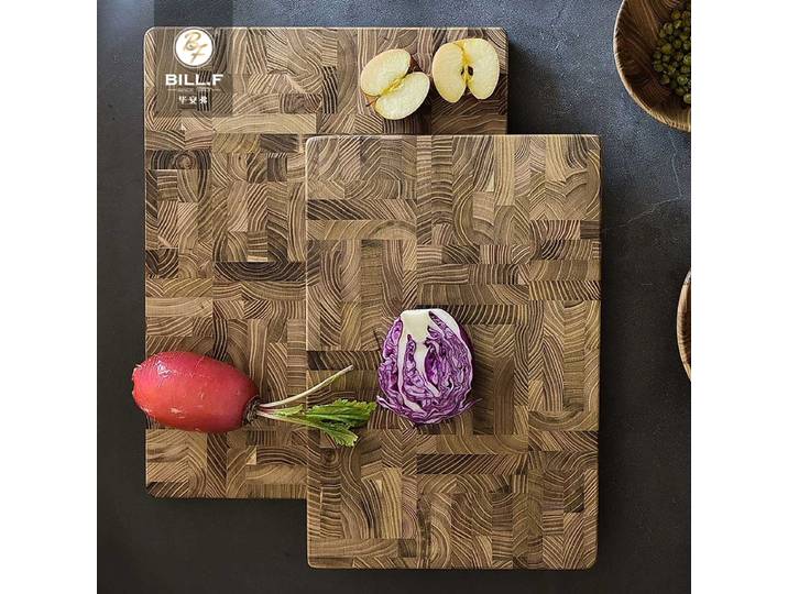 Planche en teck polie à la main, épissage naturel, grande planche en bois de haute qualité, ustensiles de cuisine, planche à légumes en bois massif