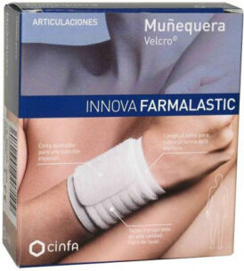 Cinfa Farmalastic Innova Velcro White T/GE Wristband