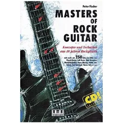 Masters of Rock Guitar. Incl. CD, Fachbücher von Peter Fischer