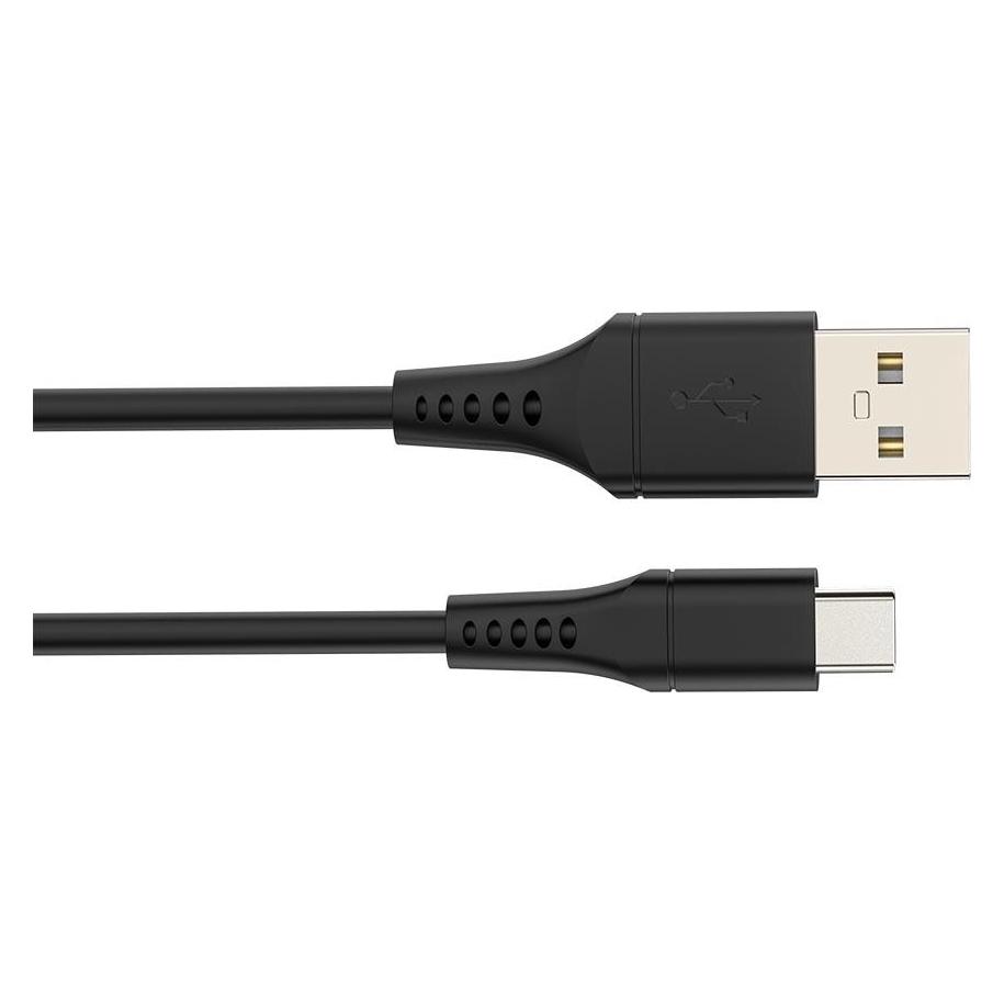 HQ Power USB cable - USB 2.0 A to C 60W, nickel plated, TPE cable - 1 meter (1 m, USB 2.0, 60 W) (HQMUSB100)
