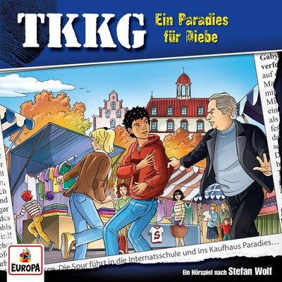 TKKG - Folge 202: Ein Paradies für Diebe - Stefan Wolf,Martin Hofstetter, Audio, 4064066629533