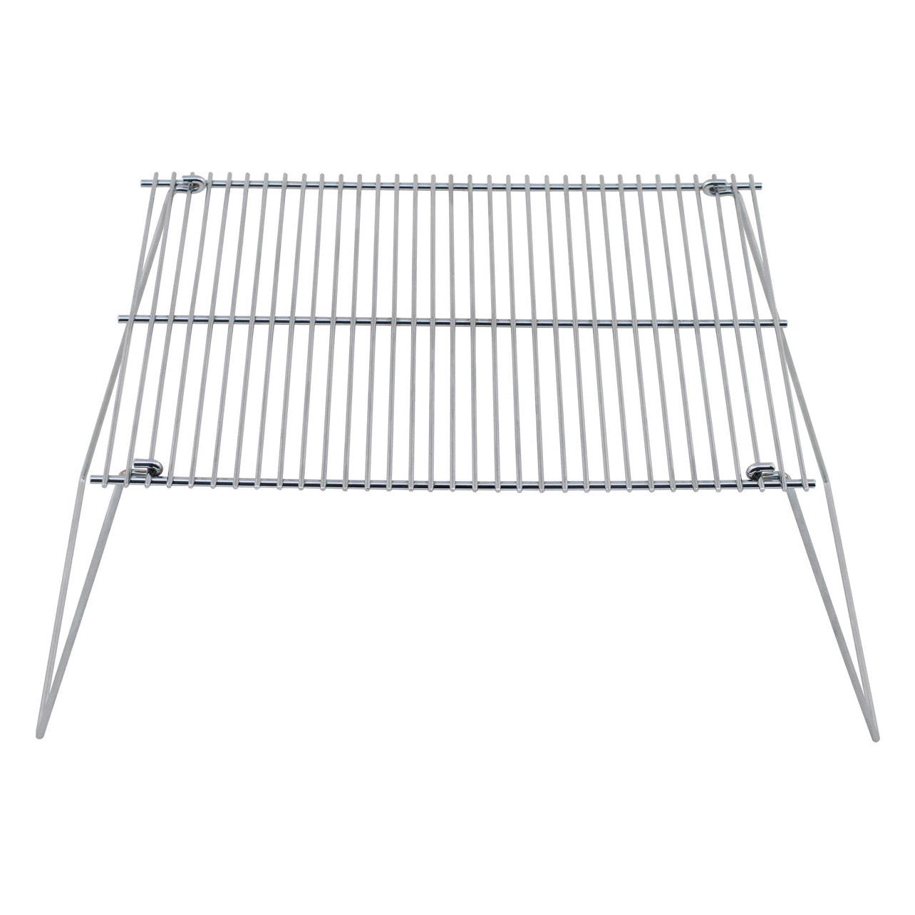Mfh FoxOutdoor Grillrost, Stahl, klappbar, 38 x 25 cm (32020072)