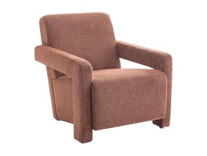 Vente-unique - Sessel mit gerader Rückenlehne 1 Person Isparta - Stoff Strukturierte Oberfläche Gepolsterte Sitzfläche für mehr Komfort