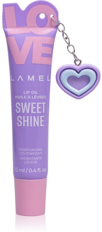LAMEL Love Sweet Shine moisturising oil for lips shade 03 Grape 12 ml
