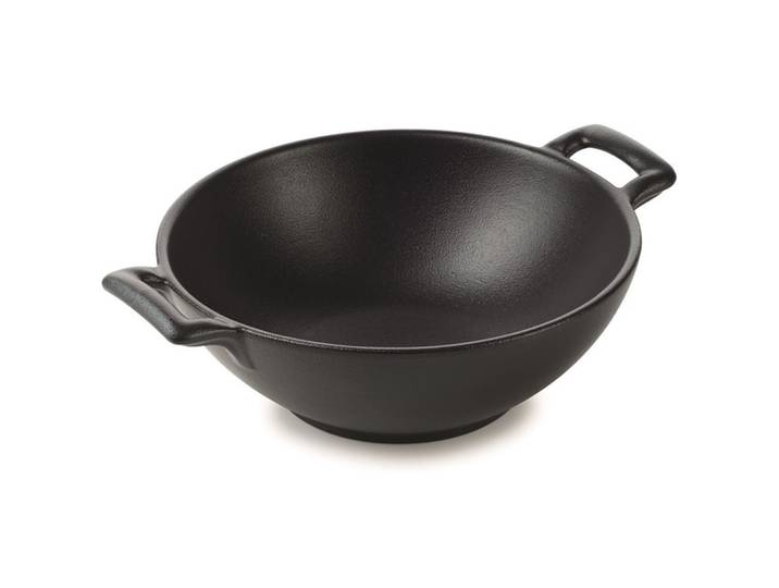 Wok Revol schwarz matt Porzellan D 16 cm - Wok