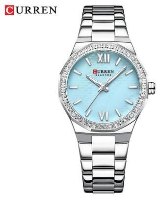 Uplift Essentials Casual Ladies Quartz Wrist Watch Luxury Luminous Bracelet Design silver Green