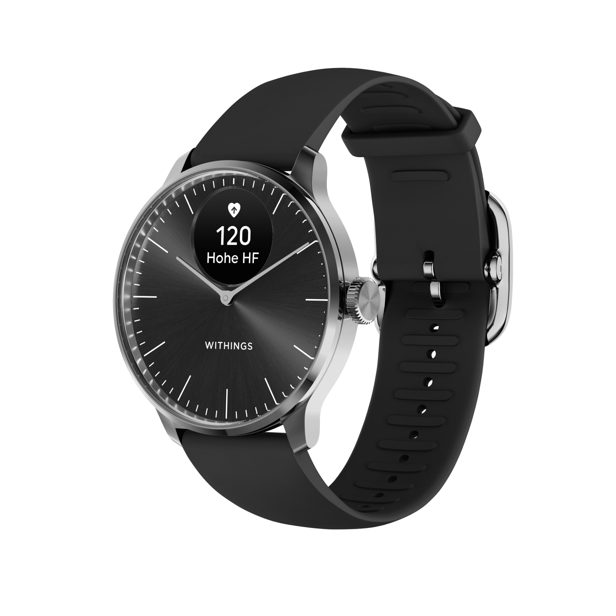 Withings ScanWatch Light schwarz Herzfrequenzmessung, Schlafüberwachung HWA11-MODEL 5-ALL-INT