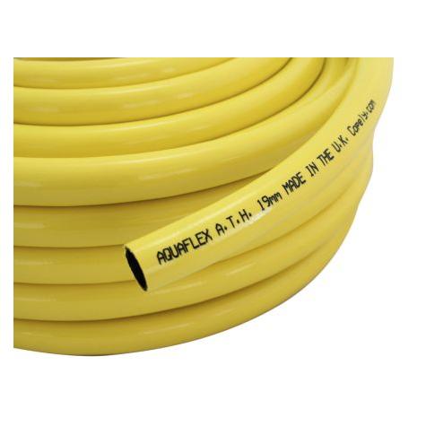 RS PRO PVC Water Hose, Yellow, 13mm ID, 25m (9175119)