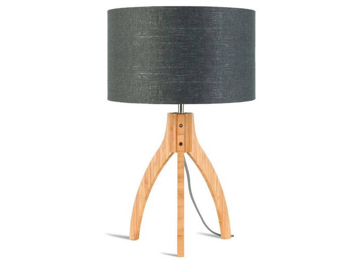 Good & Mojo Tischleuchte GOOD\u0026MOJO, Dunkelgrau, Bambus, 54 cm, LED-Leuchtmittel austauschbar, Lampen & Leuchten, Innenbeleuchtung, Tischlampen, Tischlampen