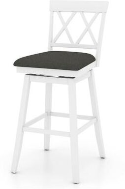 Costway 29 Inch Counter Height Barstool with Backrest and Upholstered Seat Cushion for Kitchen Dining Room-29 Inch