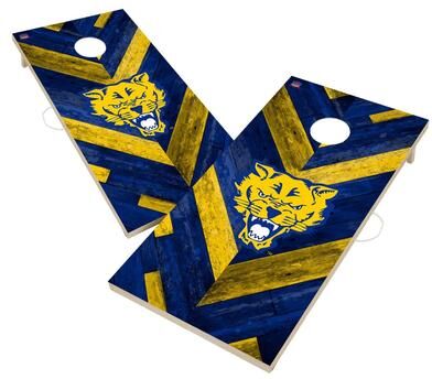 Skip's Garage Fort Valley State University Wildcats Cornhole Board Set