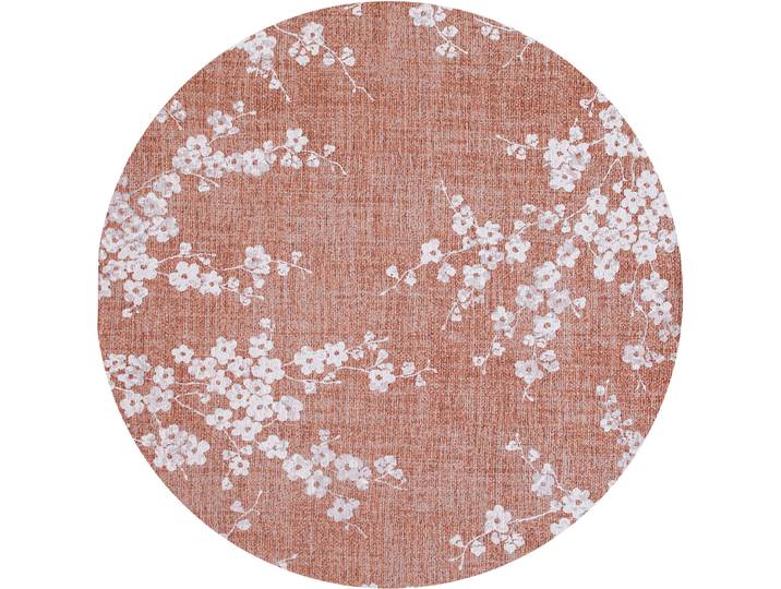 Teppich Sakura multicolor Blumenmuster Polyester 240 x 240 cm