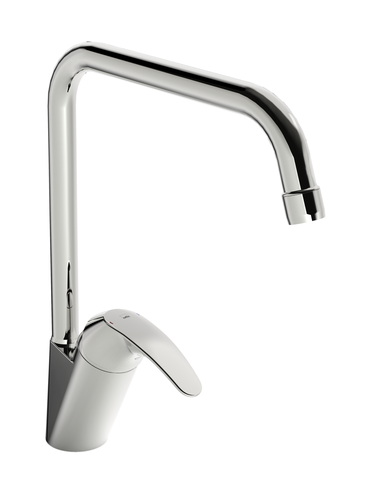 Oras Polara kitchen mixer with high spout chrome