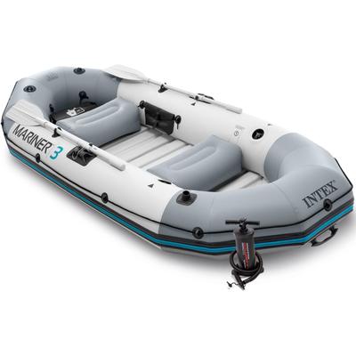 Schlauchboot INTEX "Mariner 3", grau (grau, blau), KleinbooteB:127cm H:46cm L:297cm, B:127cm H:46cm L:297cm