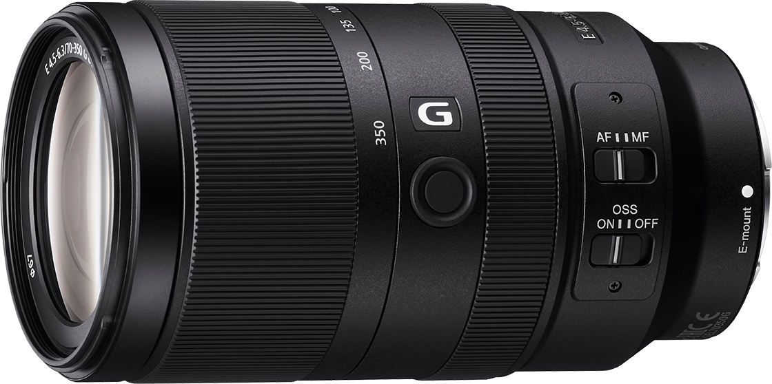 Sony SEL70350G, Telezoom-Objektiv, 19/13, 70 - 350 mm, Bildstabilisator, Sony E, Autofokus