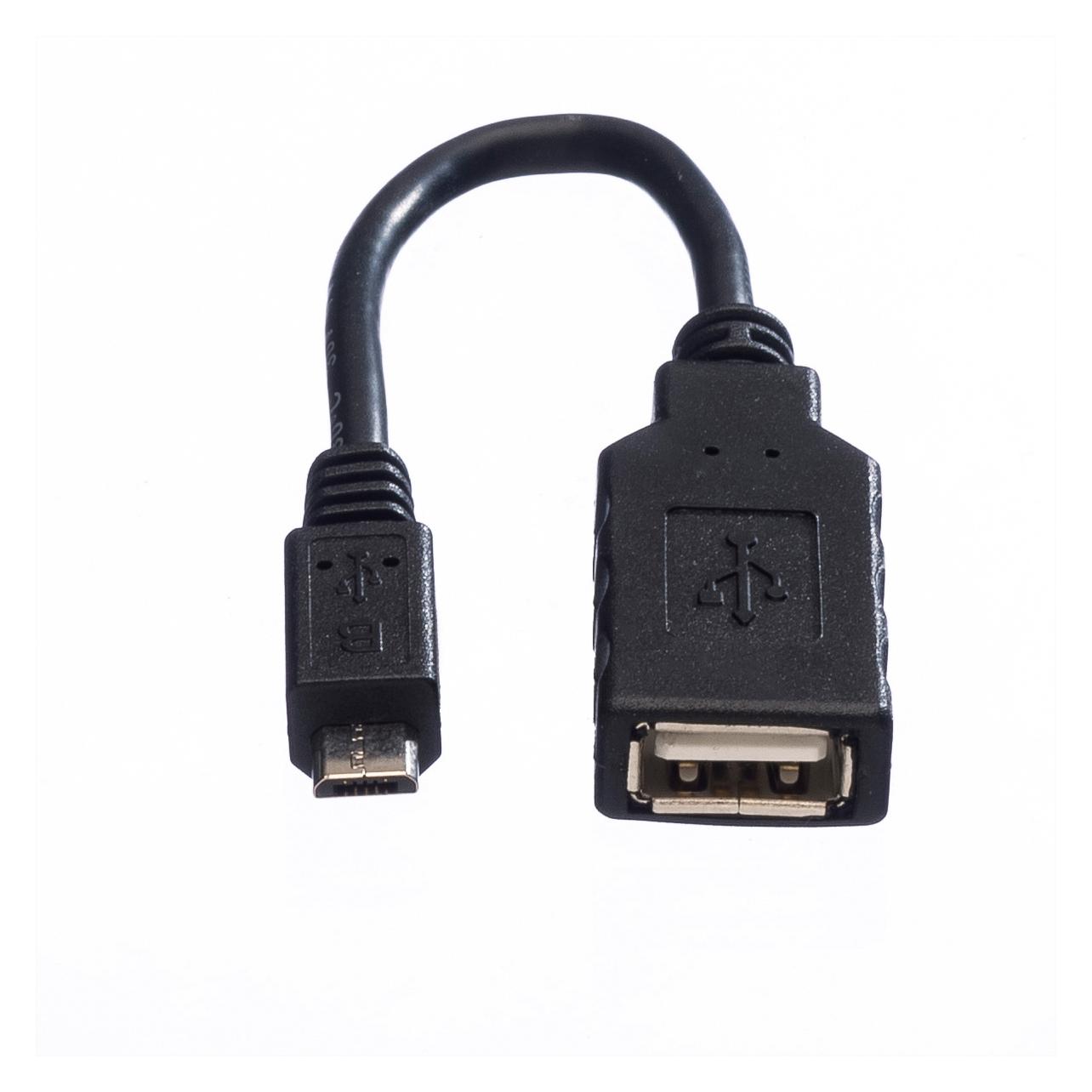 Roline A zu Micro B (0.15 m, USB 2.0) (11.02.8311)