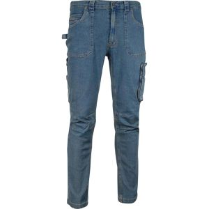 COFRA Arbeitshose BARCELONA Jeans, Unisex, Bundhose, blau, Größe 60