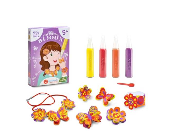 Sabbiarelli – Kit Bijoux 5+ Sand Art-set om Sieraden te Maken