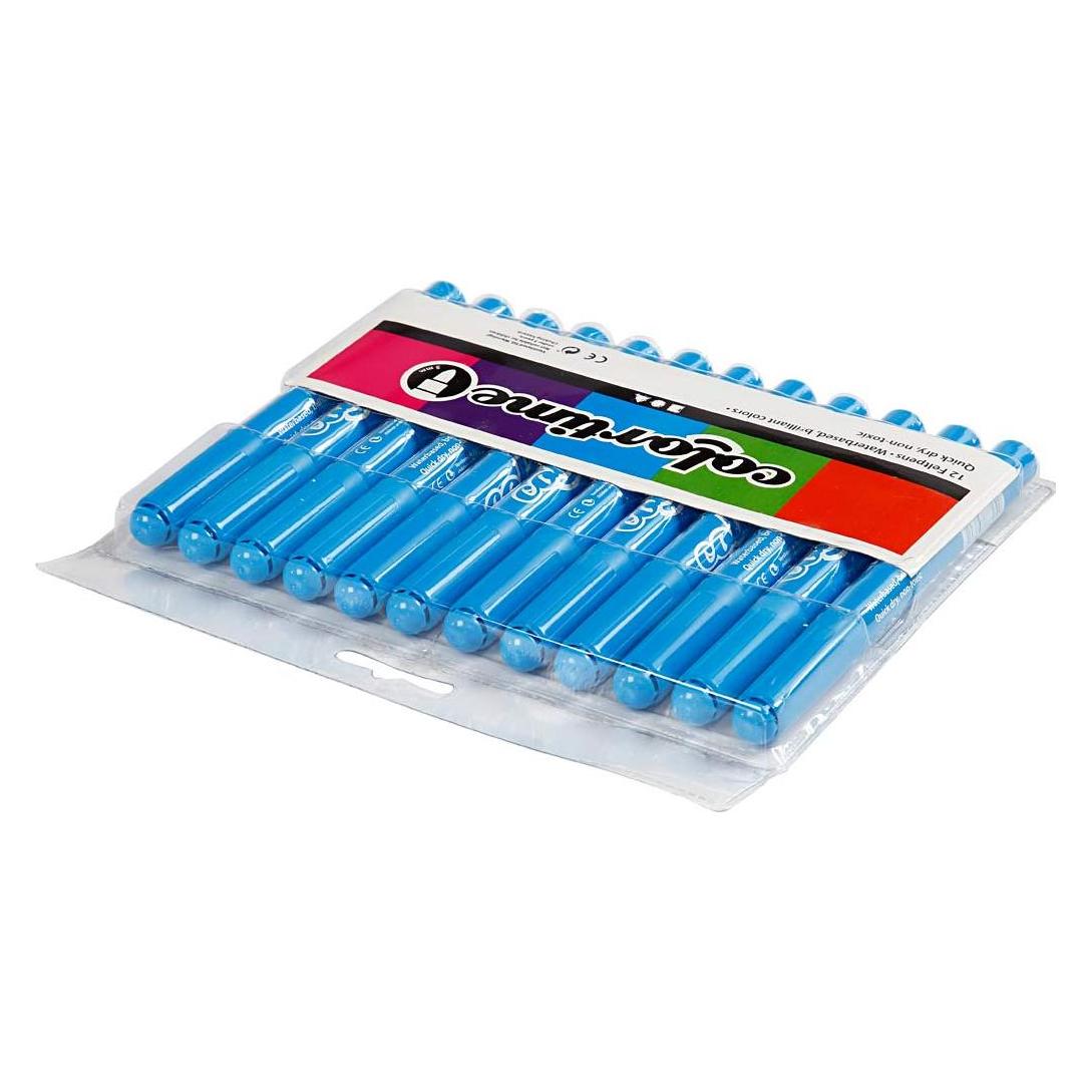 Creativ Company Hellblaue Jumbo Marker, 12 Stück. (12x) (5707167883211)