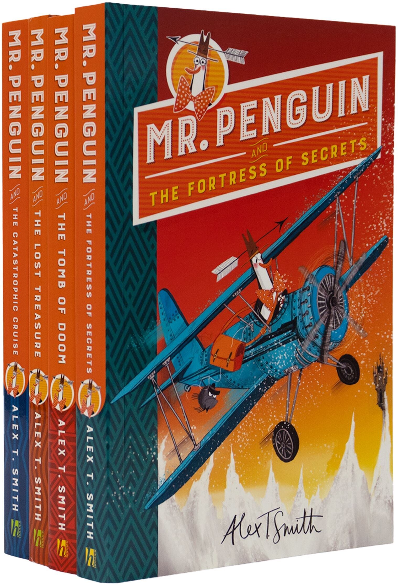 Mr. Penguin Series by Alex T. Smith 4 Books Collection Box Set - Age 6-9 - Paperback Hodder & Stoughton