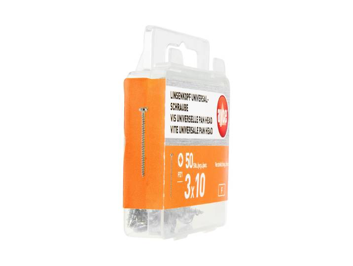 Ayce Universal-Holzschraube Panhead 3 × 10 mm