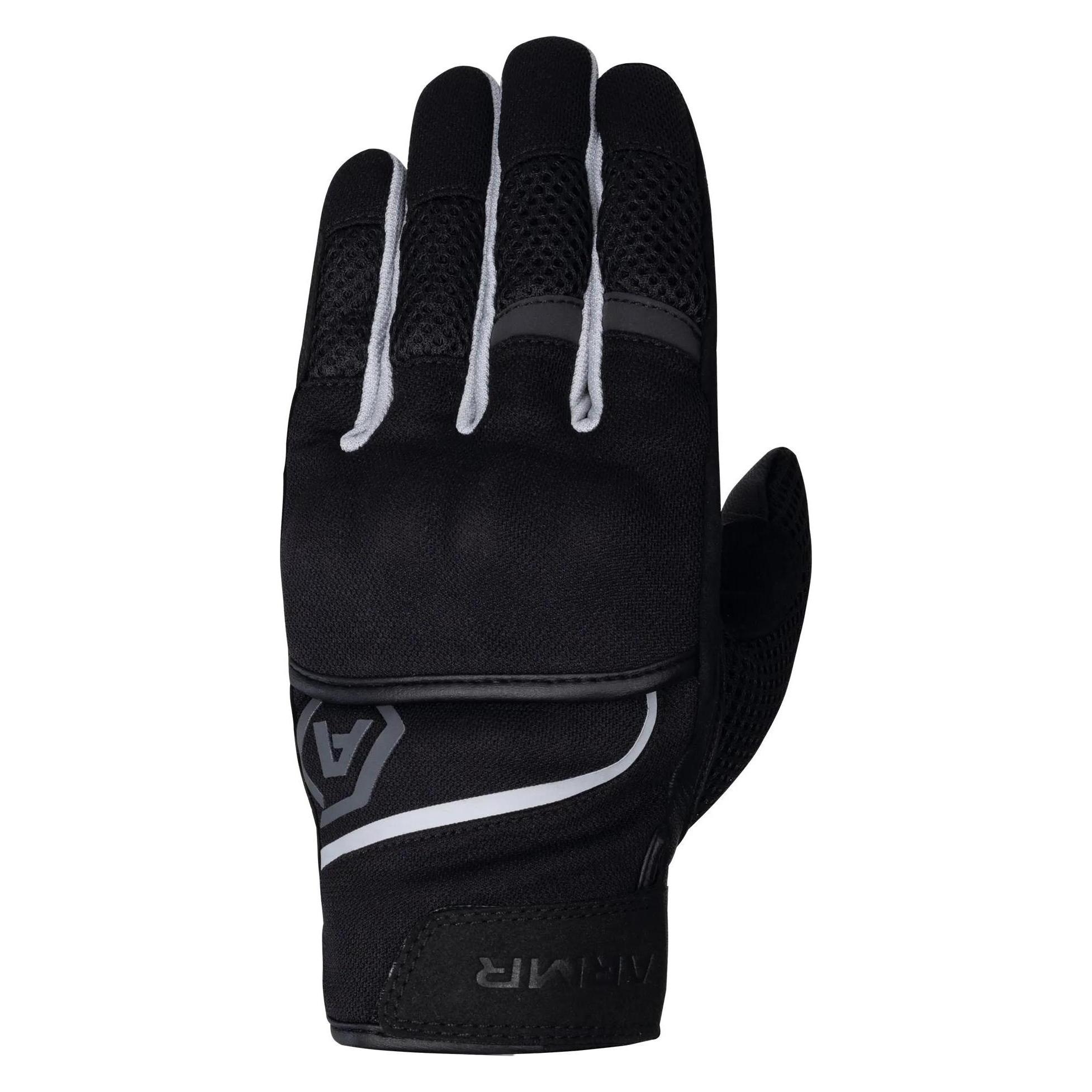 Armr Oxford Eyoshi 3.0 Air Herren Motorradhandschuhe, Schwarz/Hellgrau, L (Herren, L) (ARMG230401L)