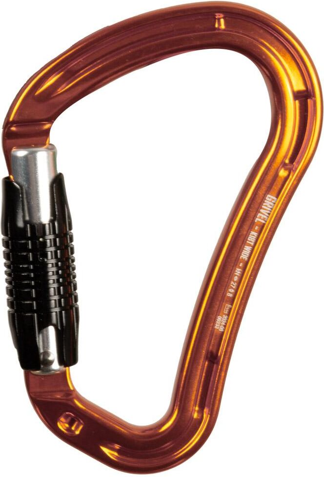 Grivel  - K18T Wide Twist Lock Orange - Mousqueton