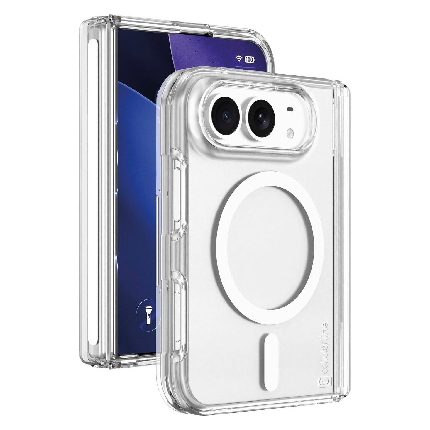 Cellularline Gloss Mag Case (Apple iPhone Duo) (GLOSSMAGIPH18FLDT)