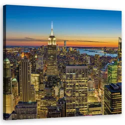 WANDBILD städte und architektur orange