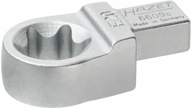 Clé polygonale TX encastrée 6609C-E20 Carré encastré 9 x 12 mm Profil TX externe E20 HAZET (6609C-E20)