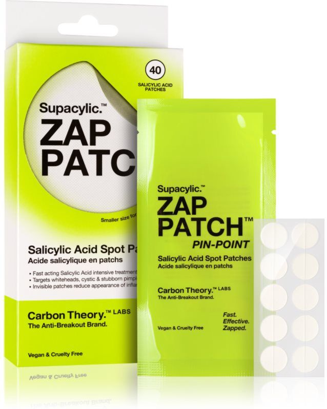 Rio Carbon Theory Zap Patch Pin Point Patches for Problematic Skin to treat acne 40 pc