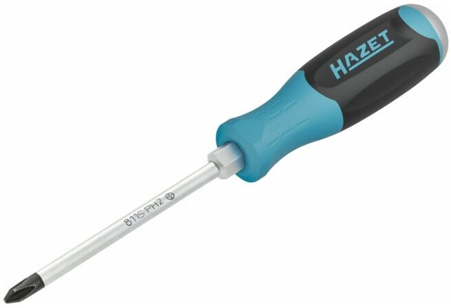HAZET Tournevis 811K-PH2, profil cruciforme PH, taille PH2 (811K-PH2)