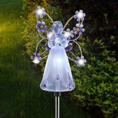 Uplift Picks HeavenGlow Solar Angel Garden Light Waterproof Memorial Pathway Decor 1 Pc