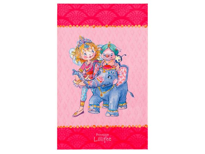 Kinderteppich Prinzessin Lillifee, Rosa, Pink, Prinzessin, rechteckig, 140x200 cm, Oeko-Tex® Standard 100, für Fußbodenheizung geeignet, rutschfest, Teppiche & Böden, Teppiche, Teppich Kinderzimmer