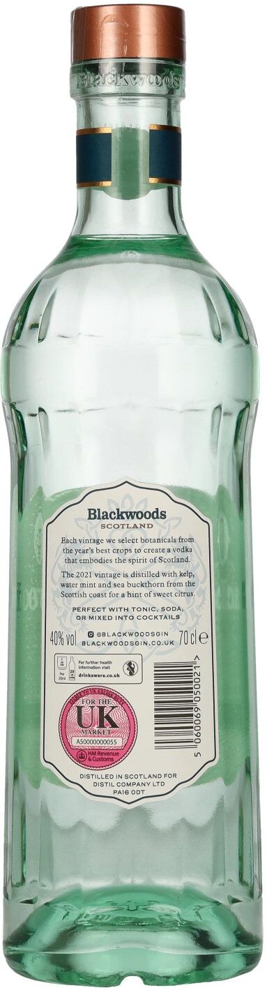 Blackwoods Gin Blackwoods Premium Grain Vodka 40% Vol. 0,7l