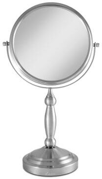 Two-Sided Vanity Swivel Mirror 10X/1X by Zadro Products Inc. in Nickel