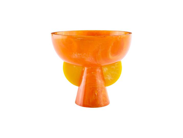 Jonathan Adler - Centre de table Mustique - Orange - Acrylique - Designer Jonathan Adler