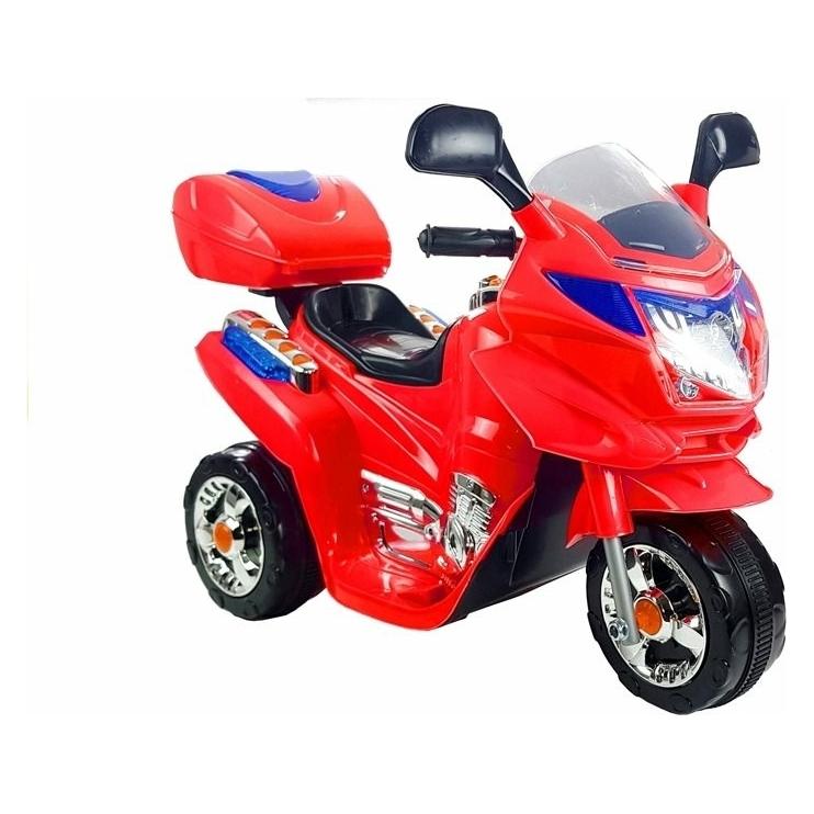 Lean Toys Kinder-Elektromotorrad HC8051 in roter Farbe (HC8051)
